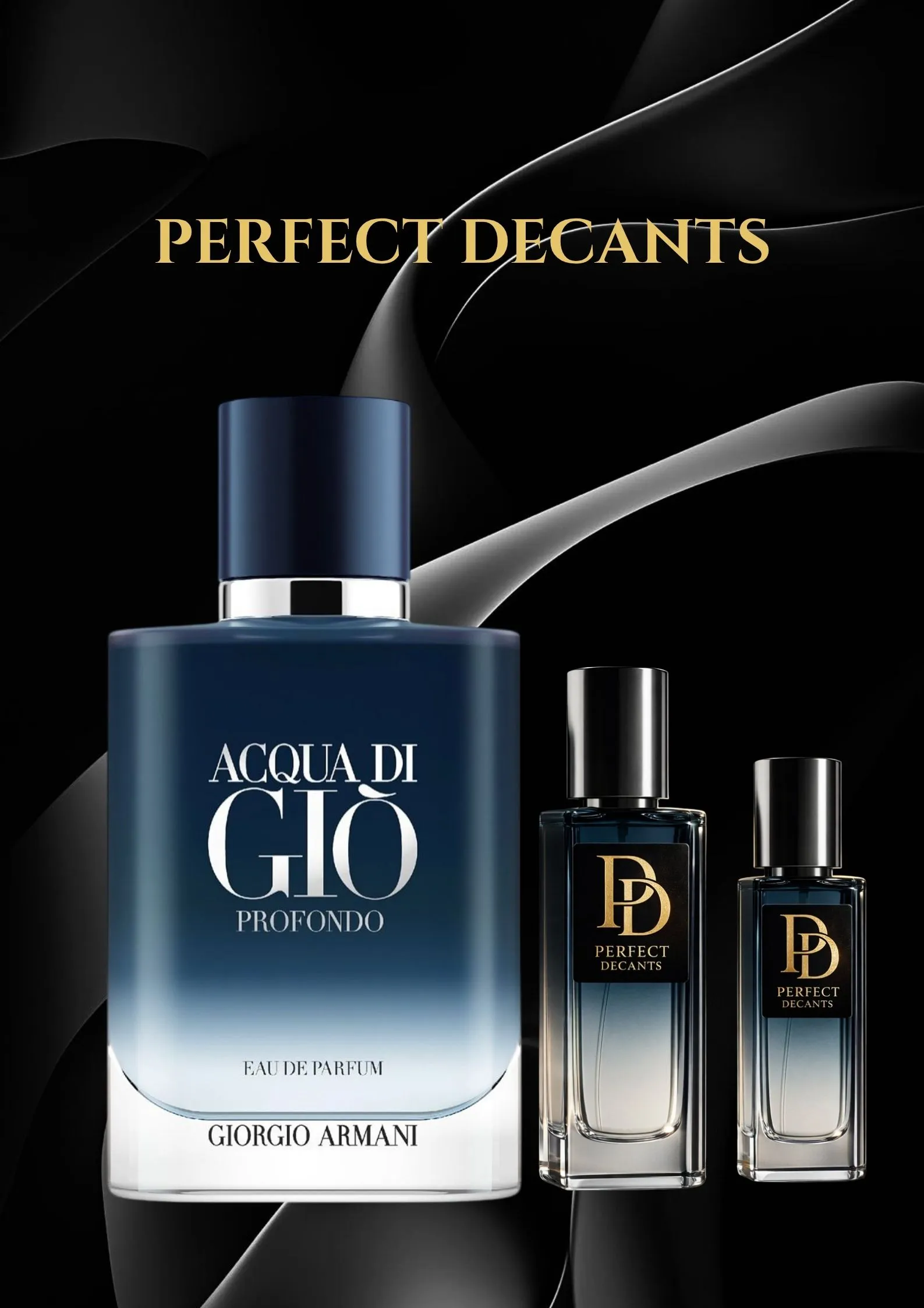 Decant de Acqua Di Gio Profondo de Giorgio Armani